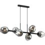 Italux BORGO PND-30843-6 BK+SG Lampă cu pendul 6x40W/E27 IP20