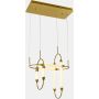 Italux DEGAL PND-43612-3 Lampă cu pendul 6x58,3W/LED 3000K 4671LM IP20