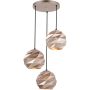 Italux PALERMO PND-2424-3S-GD Lampă cu pendul 3x40W/E27 IP20