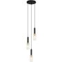 Italux PEROLA PND-43363-3 BK+BR Lampă cu pendul 3x40W/E14 IP20