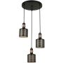 Italux RESTENZA PND-2439-3-BK Lampă cu pendul 3x40W/E27 IP20