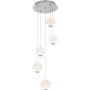 Italux ROSARIO PND-12220121-5A-CR Lampă cu pendul 5x21W/LED 3200K 1400LM IP20