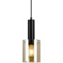 Italux SARDO PND-5581-1-BK+AMB Lampă cu pendul 1x40W/E27 IP20