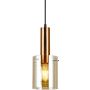 Italux SARDO PND-5581-1-BRO+AMB Lampă cu pendul 1x40W/E27 IP20