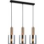 Italux SARDO PND-5581-3-BRO+SG Lampă cu pendul 3x40W/E27 IP20