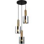 Italux SARDO PND-5581-3A-BRO+SG Lampă cu pendul 3x40W/E27 IP20
