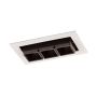 Italux HARPER SL74113/6W S-WH Lumină îngropată deasupra plafonului 3x6W/LED 350LM IP20
