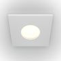 Maytoni STARK DL083-01-GU10-SQ-W Lumină îngropată deasupra plafonului 1x50W/GU10 IP65