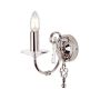 Elstead Lighting AEGEAN AG1-POL-NICKEL Aplique de perete 1x60W/E14