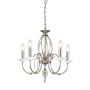 Elstead Lighting AEGEAN AG5-POL-NICKEL Candelabru 5x60W/E14