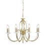 Elstead Lighting AEGEAN AG8-POL-BRASS Candelabru 8x60W/E14