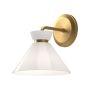 Elstead Lighting Halston ALM-HALSTON-1WB-GD Aplique de perete 1x40W/E14 IP20