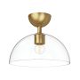 Elstead Lighting Jude ALM-JUDE-SF-GD-CL Lampă de tavan 1x60W/E27 IP20