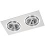 Lumifall ALCAZAR LMF.AZ142SC Lumină îngropată deasupra plafonului 2x50W/G53/AR111