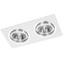 Lumifall ALCAZAR LMF.AZ142WC Lumină îngropată deasupra plafonului 2x50W/G53/AR111