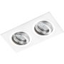 Lumifall ALCAZAR LMF.AZ542WC Lumină îngropată deasupra plafonului 2x50W/G5,3/MR16