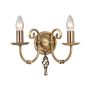 Elstead Lighting ARTISAN ART2-AGD-BRASS Aplique de perete 2x60W/E14