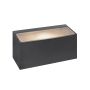 Norlys ASKER BIG 1302GR Aplique de perete 1x3.9W/LED 3000K 653LM IP65