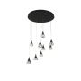 AZzardo DALMATIA 9 AZ3143 Lampă cu pendul 9x45W/LED 3000K 3880LM IP20