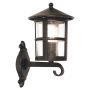 Elstead Lighting HEREFORD BL22-G-BLACK Aplique de perete 1x60W/E27 IP43