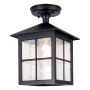 Elstead Lighting WINCHESTER BL18A-BLACK Lustră de tavan 1x60W/E27 IP43