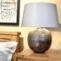Elstead Lighting CAESAR CAESAR-TL-SIL Lampă de masă 1x60W/E27