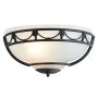 Elstead Lighting CARISBROOKE CB-WU-BLACK Aplique de perete 1x60W/E27