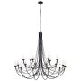 Elstead Lighting CARISBROOKE CB18-BLACK Candelabru 18x60W/E14