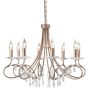 Elstead Lighting CHRISTINA CRT8-SILVER-GOLD Candelabru 8x60W/E14