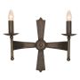 Elstead Lighting CROMWELL CW2-OLD-BRZ Aplique de perete 2x60W/E14