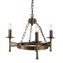 Elstead Lighting CROMWELL CW3-OLD-BRZ Candelabru 3x60W/E14