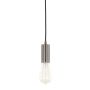 Italux MODERNA DS-M-038 MATT BLACK Lampă cu pendul 1x60W/E27 IP20