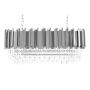 King Home IMPERIAL LONG SILVER DW-D5689S.SILVER Lampă cu pendul 18x40W/E14 IP20