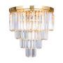 Zuma Line AMEDEO FC17106/4+1-GLD Lustră de tavan 5x40W/E14