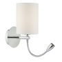 Dar Lighting FETA FET0750 Braț pentru aplique de perete 1x60W/E27+1x1W/LED IP20