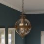 Feiss ADAMS FE-ADAMS-3P-BRZ Lampă cu pendul 3x60W/E14