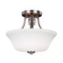 Feiss EVINGTON FE-EVINGTON-SF-SN Lampă de tavan 2x60W/E27