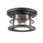 Feiss Lighthouse FE-LIGHTHOUSE-F-BLK Lustră de tavan 2x40W/E27 IP44