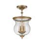 Feiss Pickering Lane FE-PICKERING-LANE-SF-PNBR Lampă de tavan 3x40 W/E14
