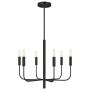 Generation Lighting Brianna FE-BRIANNA6-BK Candelabru 6x60W/E14