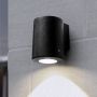 Fumagalli Franca FMG-FRANCA90-BLK Aplique de perete 1x6W/GU10 4000K-2700K 366lm IP55