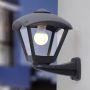 Fumagalli Nardo FMG-NARDO-DARIO-BLK Aplique de perete 1x23W/E27 IP55