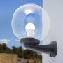Fumagalli Nardo FMG-NARDO-GLOBE-BLK Aplique de perete 1x23W/E27 IP55