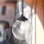 Fumagalli Sicar FMG-SICAR-GLOBE-BLK Lampă cu pendul 1x23W/E27 IP55