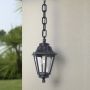 Fumagalli Sichem FMG-SICHEM-ANNA-BLK Lampă cu pendul 1x23W/E27 IP55