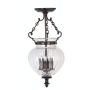 Elstead Lighting FINSBURY PARK FP-P-S-OLD-BRZ Lampă cu pendul 3x60W/E14