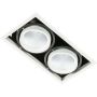 Italux VERTICO GL7108-2/2X18W 4000K WH+BL Lumină îngropată deasupra plafonului 2x18W/LED 3045LM IP20