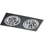 AZzardo SIRO AZ0772 Lumină îngropată deasupra plafonului 2x50W/GU10 ES111
