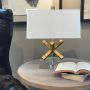 Gilded Nola JACKSON GN-JACKSON-SQUARE-TL Lampă de masă 1x60W/E27