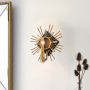 Gilded Nola Sun King GN-SUN-KING-1-G Aplique de perete 1x40 W/E14